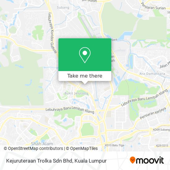 Kejuruteraan Trolka Sdn Bhd map