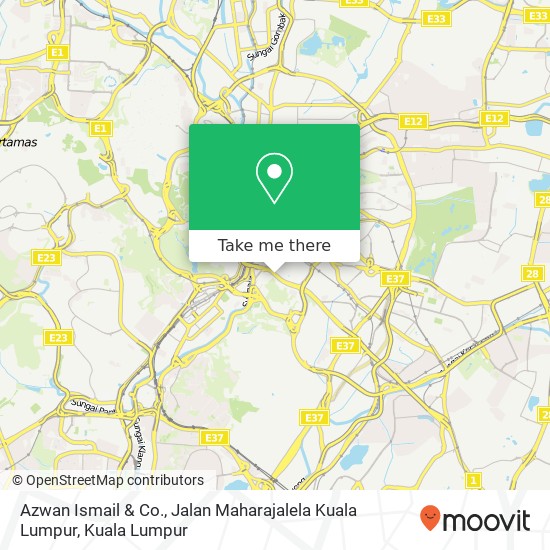 Azwan Ismail & Co., Jalan Maharajalela Kuala Lumpur map