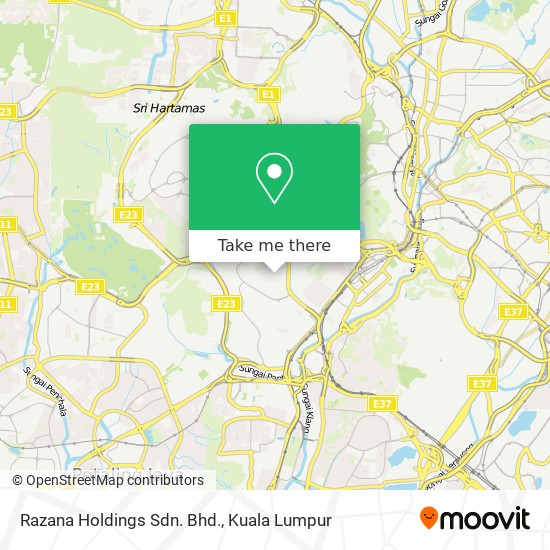 Razana Holdings Sdn. Bhd. map