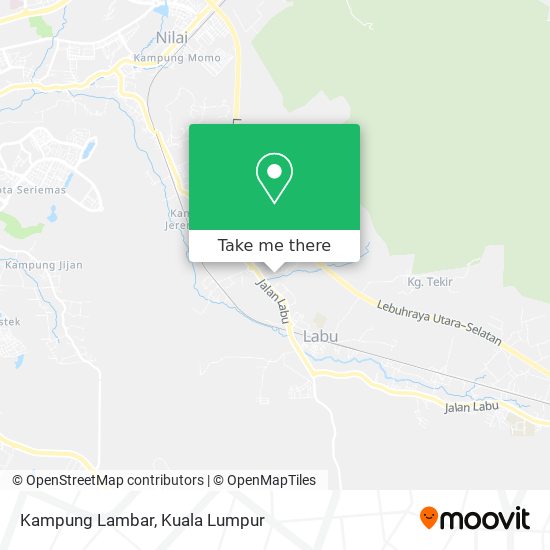 Kampung Lambar map