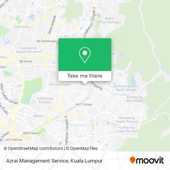 Azrai Management Service map