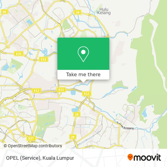 OPEL (Service) map