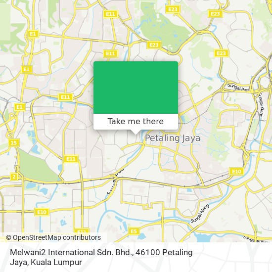 Melwani2 International Sdn. Bhd., 46100 Petaling Jaya map
