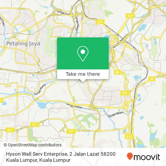 Hyson Well Serv Enterprise, 2 Jalan Lazat 58200 Kuala Lumpur map