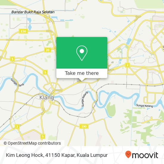 Kim Leong Hock, 41150 Kapar map