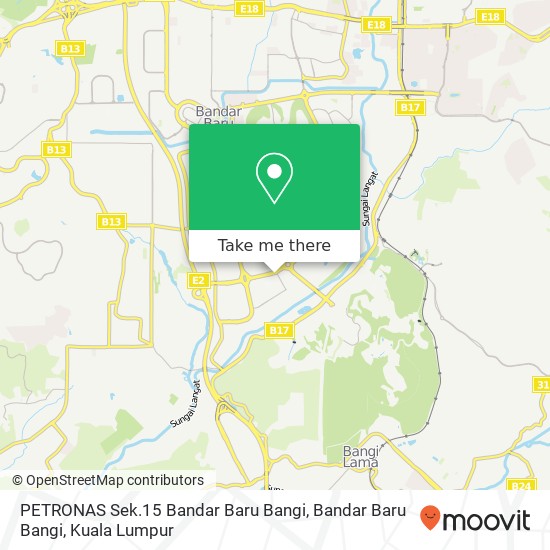 PETRONAS Sek.15 Bandar Baru Bangi, Bandar Baru Bangi map