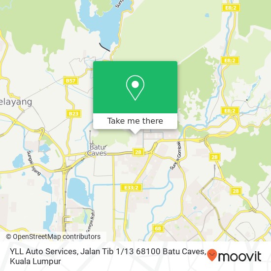 YLL Auto Services, Jalan Tib 1 / 13 68100 Batu Caves map