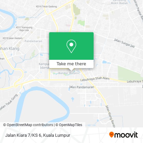 Jalan Kiara 7/KS 6 map