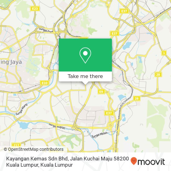 Kayangan Kemas Sdn Bhd, Jalan Kuchai Maju 58200 Kuala Lumpur map