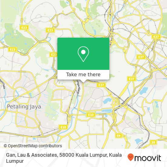Gan, Lau & Associates, 58000 Kuala Lumpur map
