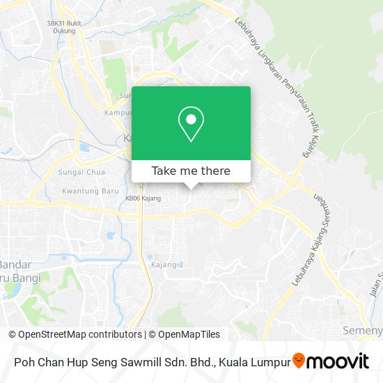 Peta Poh Chan Hup Seng Sawmill Sdn. Bhd.