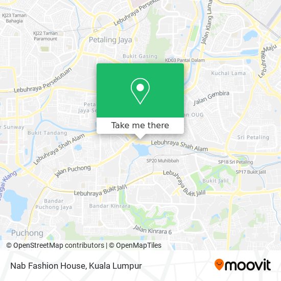 Nab Fashion House map