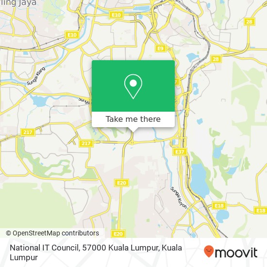 National IT Council, 57000 Kuala Lumpur map