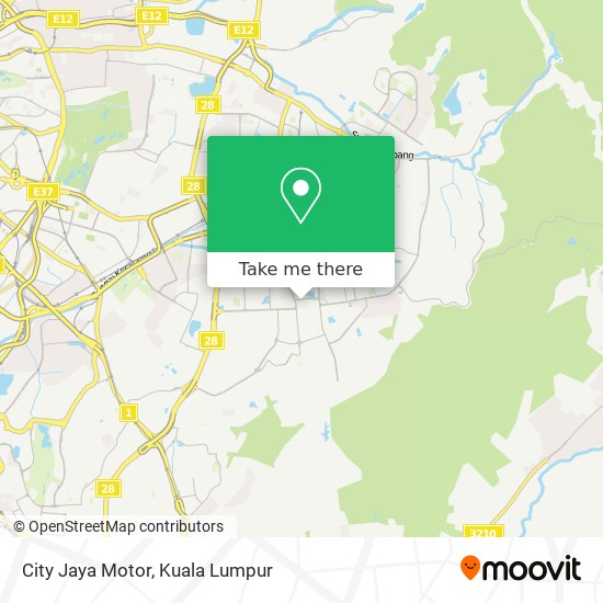 City Jaya Motor map