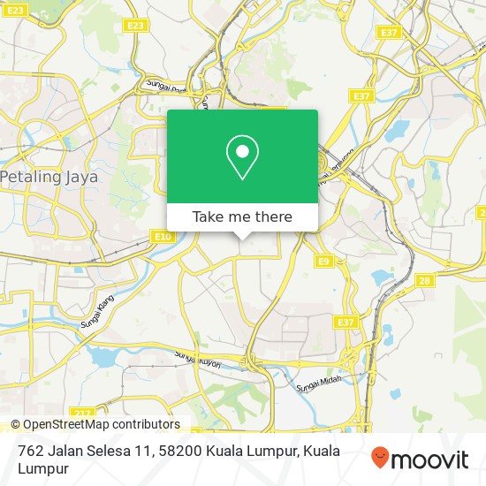 762 Jalan Selesa 11, 58200 Kuala Lumpur map