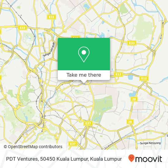 PDT Ventures, 50450 Kuala Lumpur map