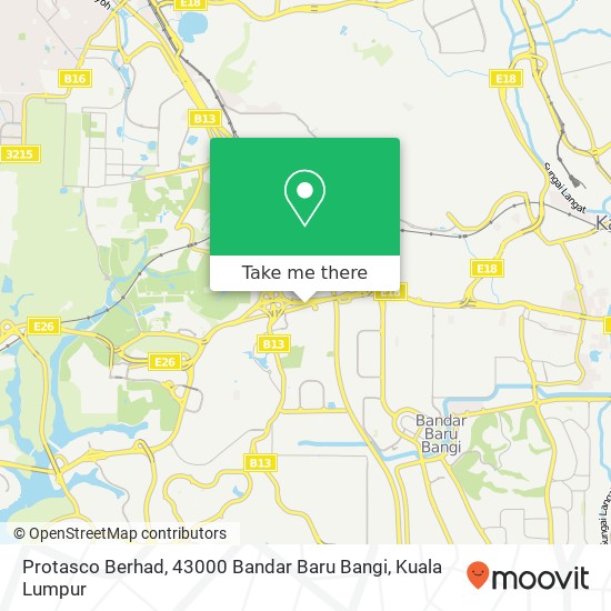 Protasco Berhad, 43000 Bandar Baru Bangi map