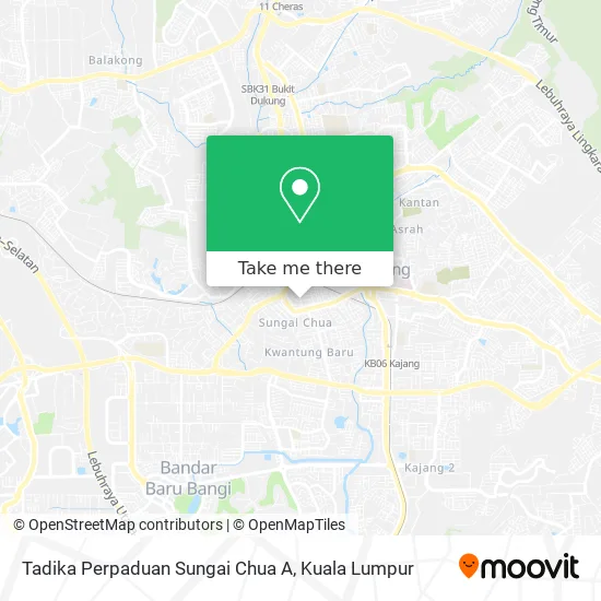 Tadika Perpaduan Sungai Chua A map