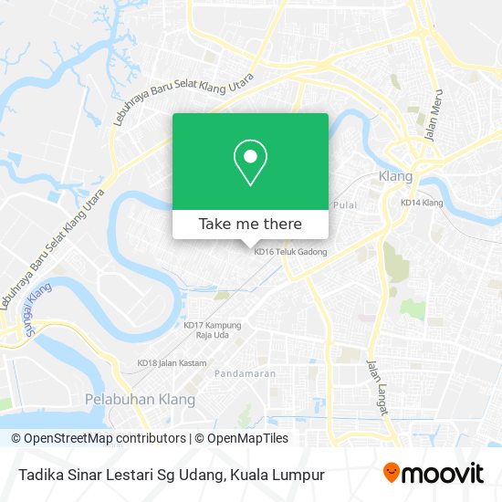 Peta Tadika Sinar Lestari Sg Udang