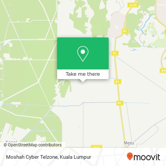 Moshah Cyber Telzone, Jalan Haji Abdul Latif 42200 Kapar map