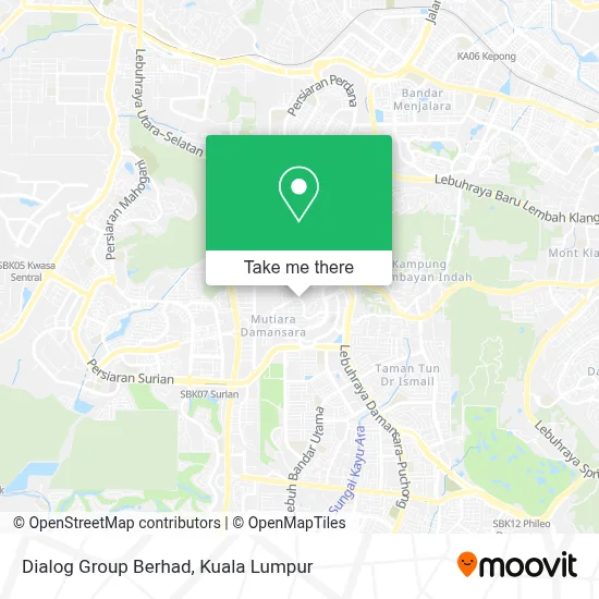 Dialog Group Berhad map