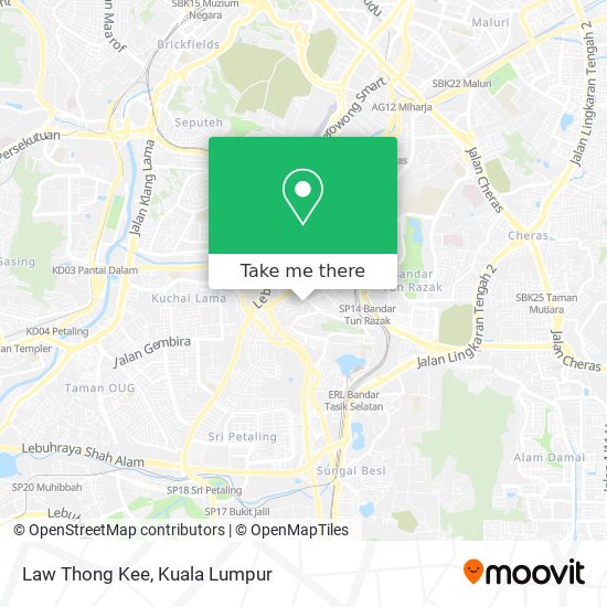 Law Thong Kee map