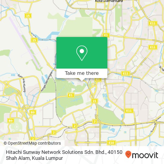 Peta Hitachi Sunway Network Solutions Sdn. Bhd., 40150 Shah Alam