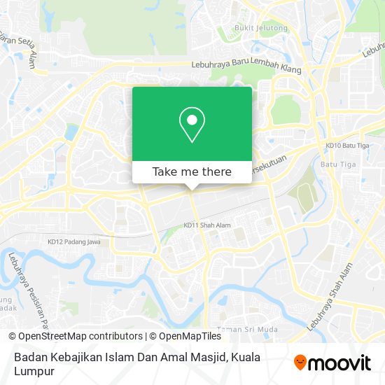 Peta Badan Kebajikan Islam Dan Amal Masjid