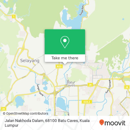 Jalan Nakhoda Dalam, 68100 Batu Caves map