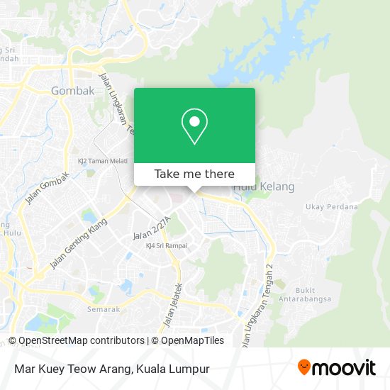 Mar Kuey Teow Arang map