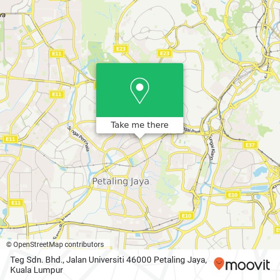 Peta Teg Sdn. Bhd., Jalan Universiti 46000 Petaling Jaya