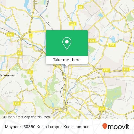 Maybank, 50350 Kuala Lumpur map