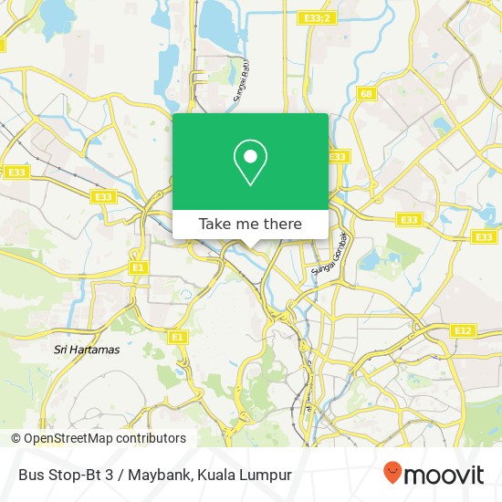 Bus Stop-Bt 3 / Maybank map