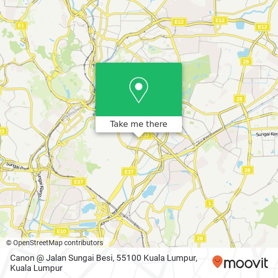 Peta Canon @ Jalan Sungai Besi, 55100 Kuala Lumpur