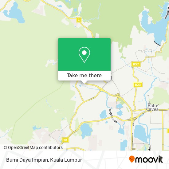 Bumi Daya Impian map