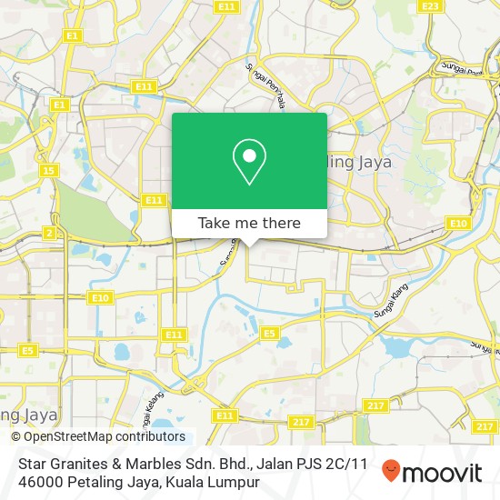 Star Granites & Marbles Sdn. Bhd., Jalan PJS 2C / 11 46000 Petaling Jaya map