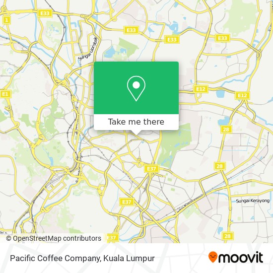 Pacific Coffee Company map