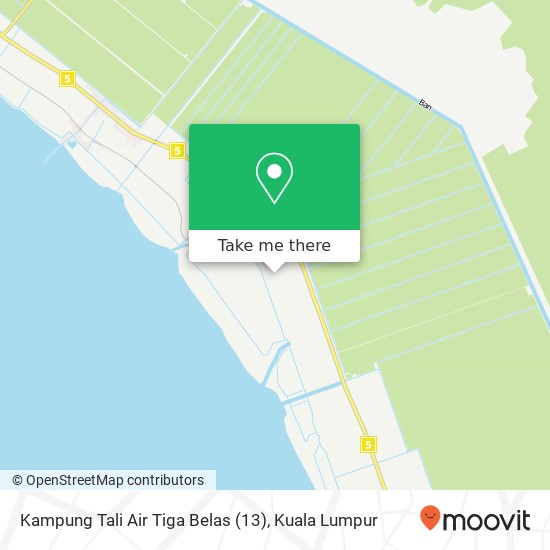 Kampung Tali Air Tiga Belas (13) map