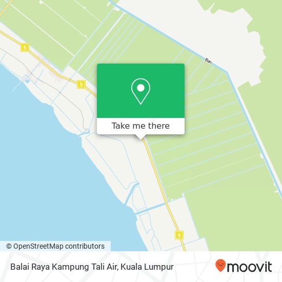 Peta Balai Raya Kampung Tali Air