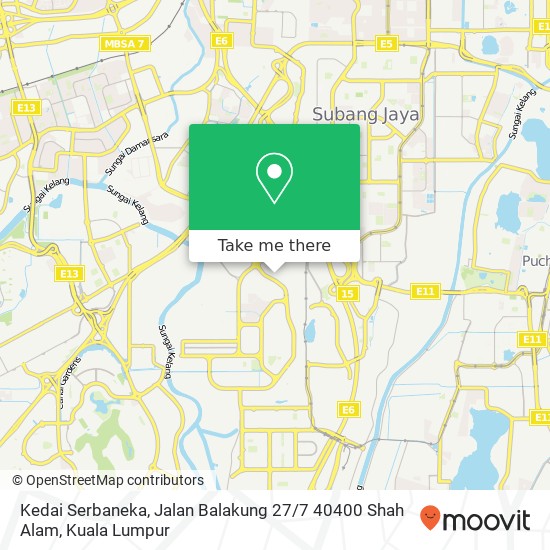 Kedai Serbaneka, Jalan Balakung 27 / 7 40400 Shah Alam map