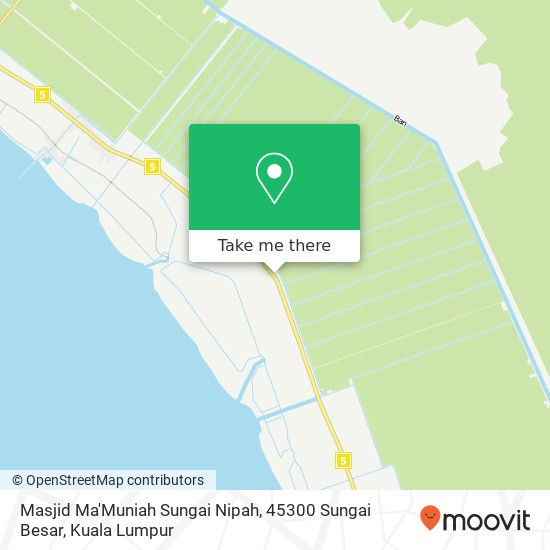 Masjid Ma'Muniah Sungai Nipah, 45300 Sungai Besar map