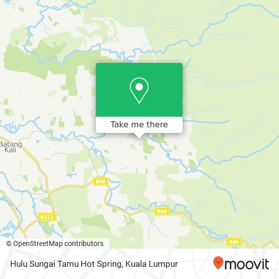 Hulu Sungai Tamu Hot Spring, 44300 Batang Kali map
