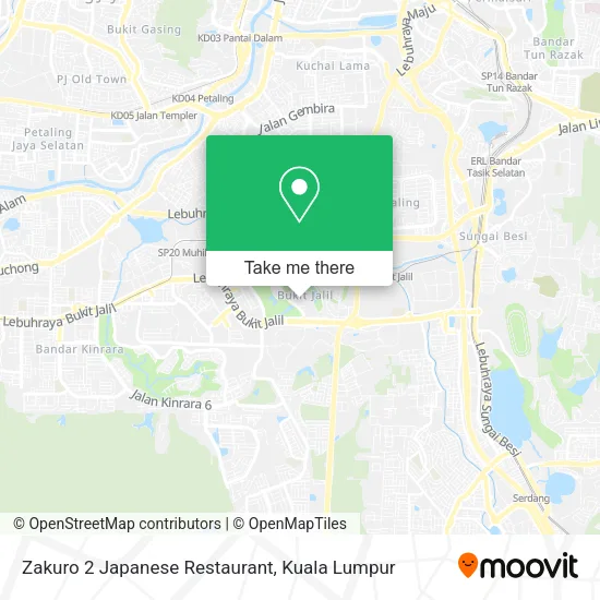 Zakuro 2 Japanese Restaurant map