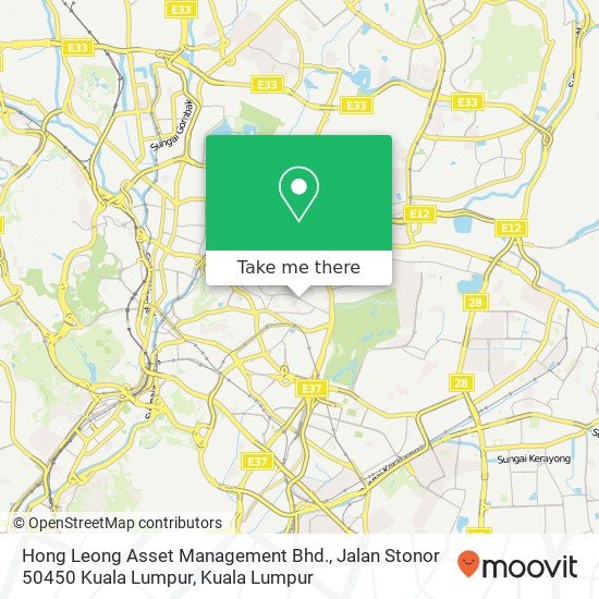 Peta Hong Leong Asset Management Bhd., Jalan Stonor 50450 Kuala Lumpur