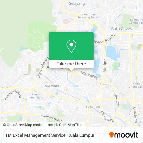 TM Excel Management Service map