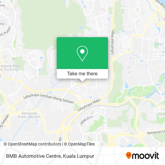 BMB Automotive Centre map