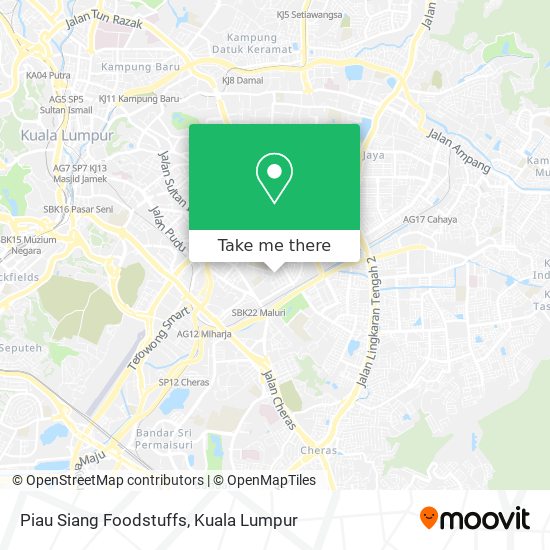 Piau Siang Foodstuffs map