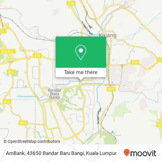 AmBank, 43650 Bandar Baru Bangi map