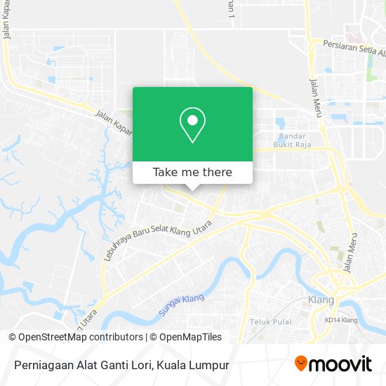 Perniagaan Alat Ganti Lori map