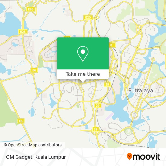 OM Gadget map